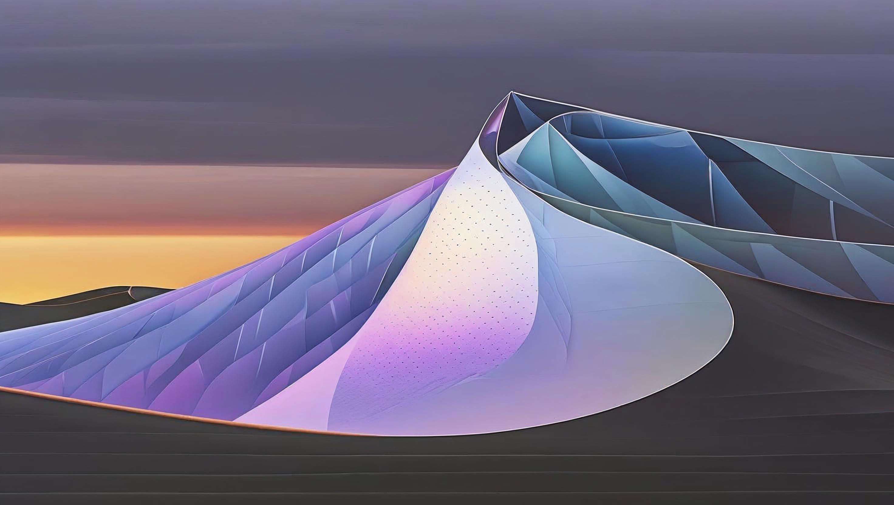 Areia AI - Beautiful abstract 3D visualization representing AI-powered productivity and focus